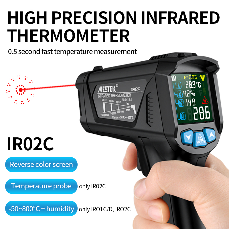 Digital Industrial Infrared Th - đánh giá và giá Thermometer Digital
