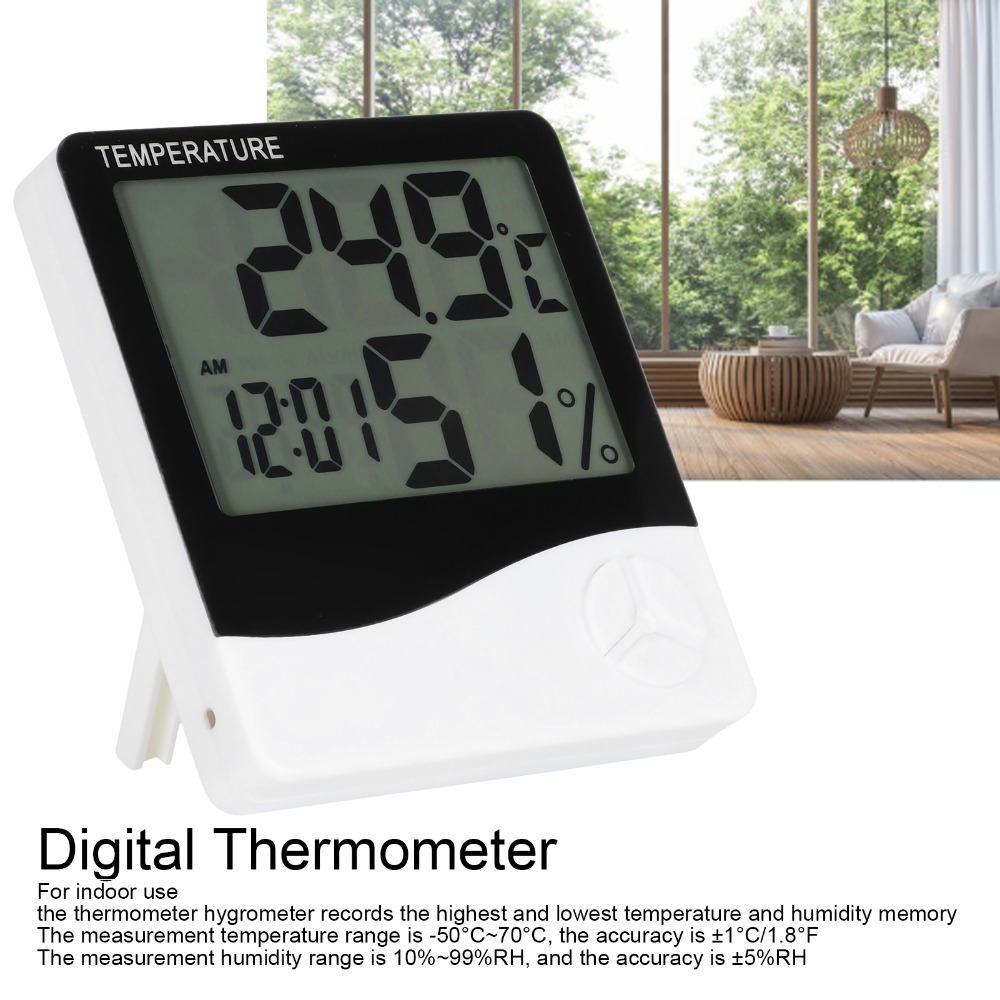 Large Display Screen Indoor Th - đánh giá và giá Thermometer Digital