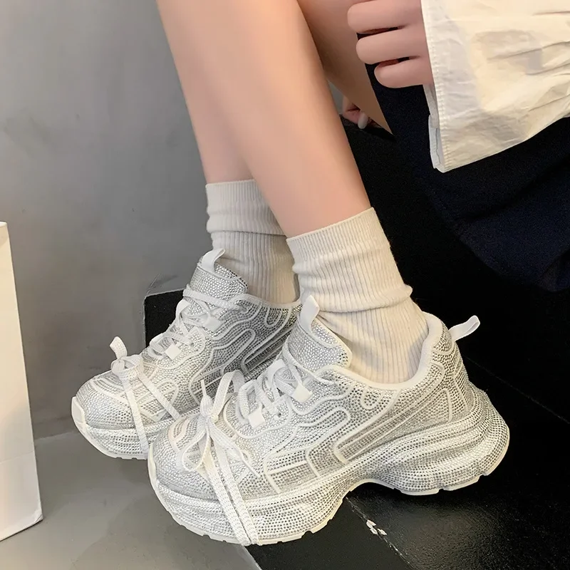 2025 Women's Dad Shoes Sparkli - đánh giá và giá Bandage