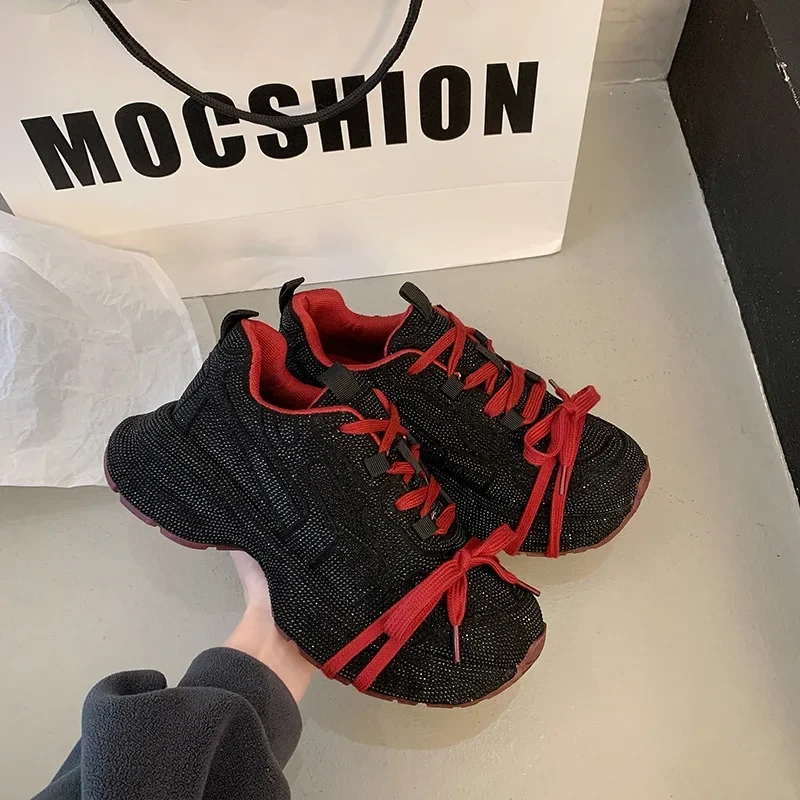 2025 Women's Dad Shoes Sparkli - đánh giá và giá Bandage
