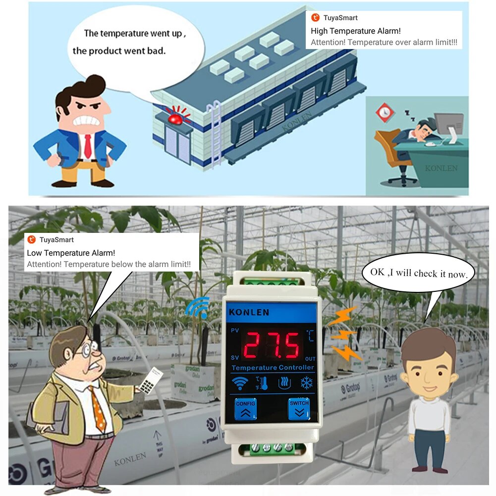 Tuya WIFI Temperature Sensor T - đánh giá và giá Lab Incubator