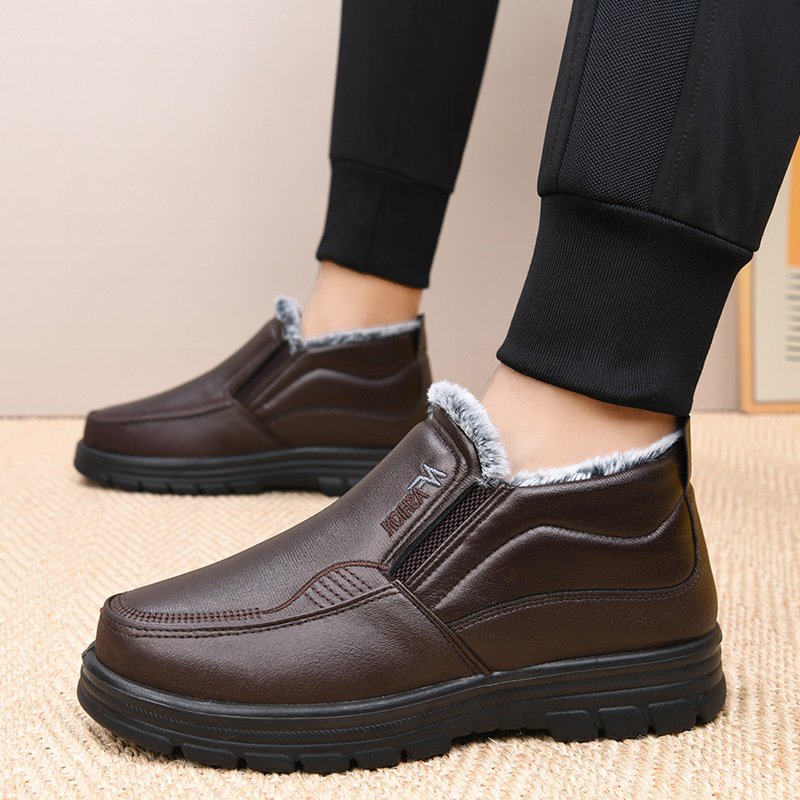 2026 Winter New Leather Boots  - đánh giá và giá Bandage