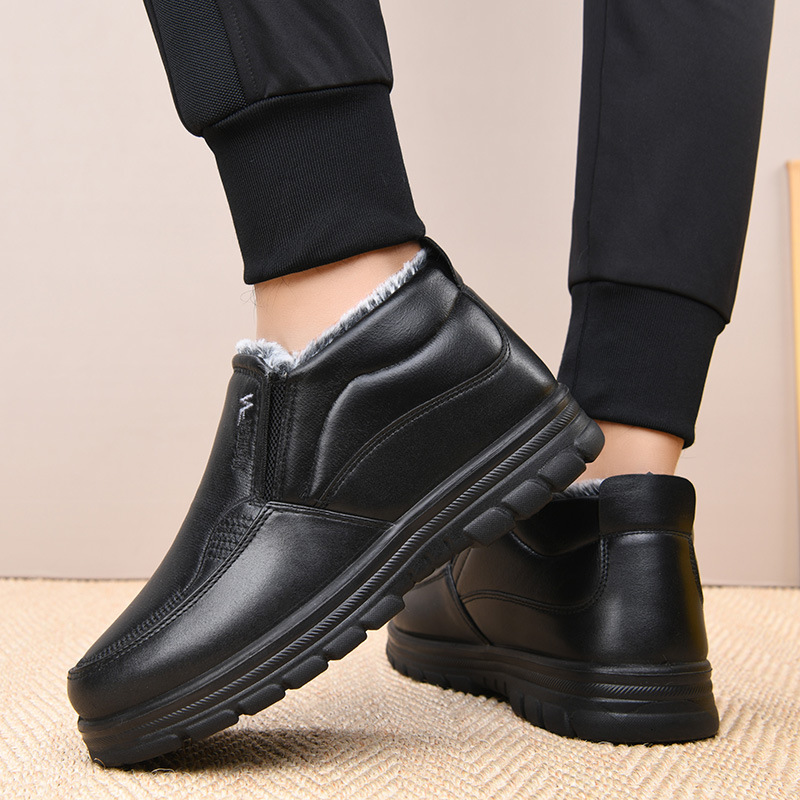 2026 Winter New Leather Boots  - đánh giá và giá Bandage