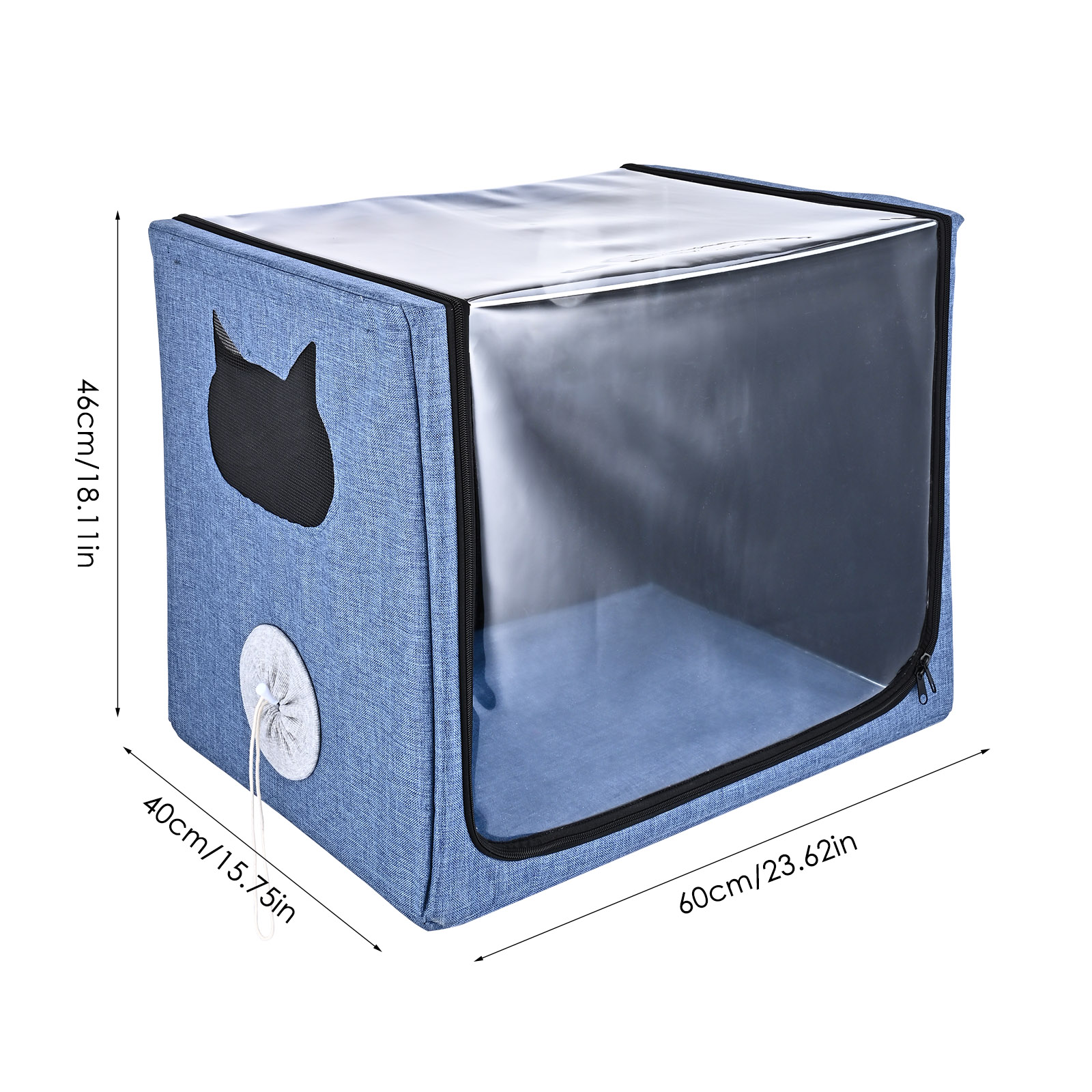 Pet Dog Cat Oxygen ICU Cage 10 - đánh giá và giá Lab Incubator