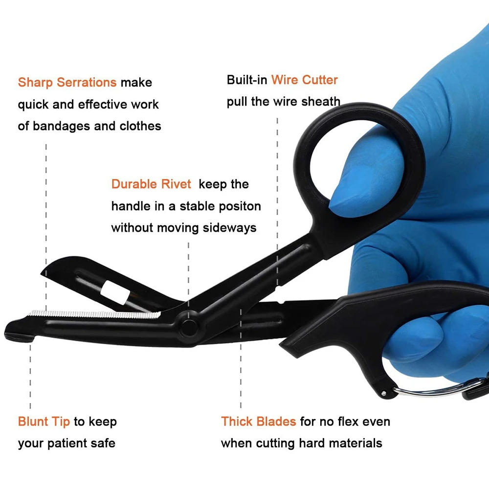 Emergency First Aid Scissors-M - đánh giá và giá Medical Scissors
