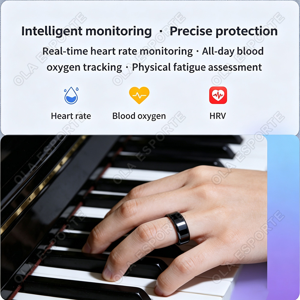 Ceramic Smart Ring Heart Rate  - đánh giá và giá Blood Pressure Monitor
