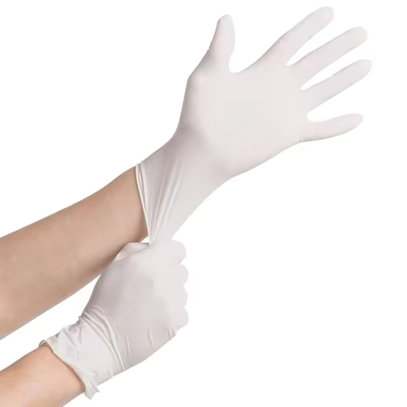 10/20/50/100PCS White Nitrile  - đánh giá và giá Medical Gloves