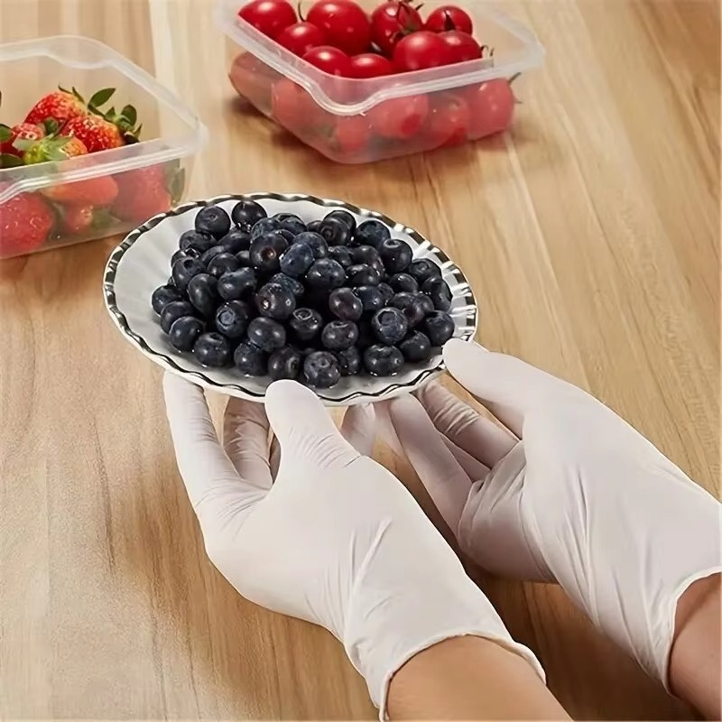 10/20/50/100PCS White Nitrile  - đánh giá và giá Medical Gloves