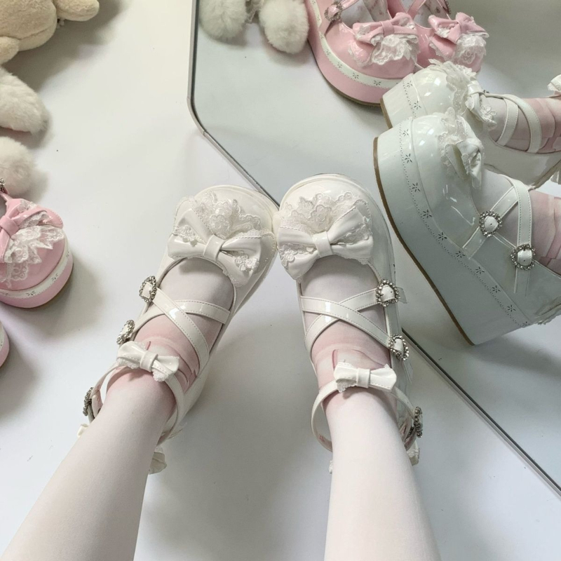 Japanese Kawaii Lolita Shoes W - đánh giá và giá Bandage