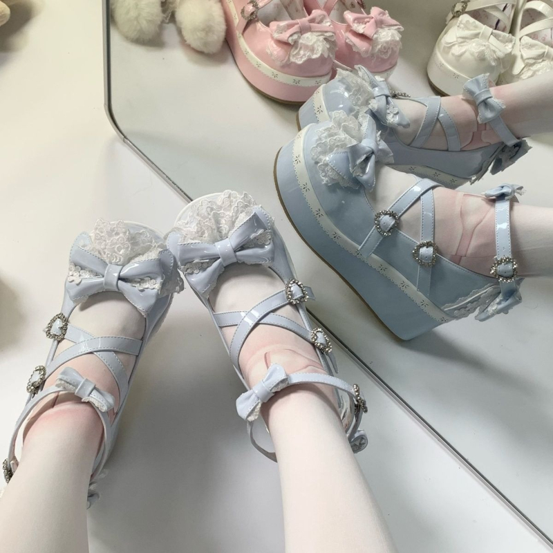Japanese Kawaii Lolita Shoes W - đánh giá và giá Bandage